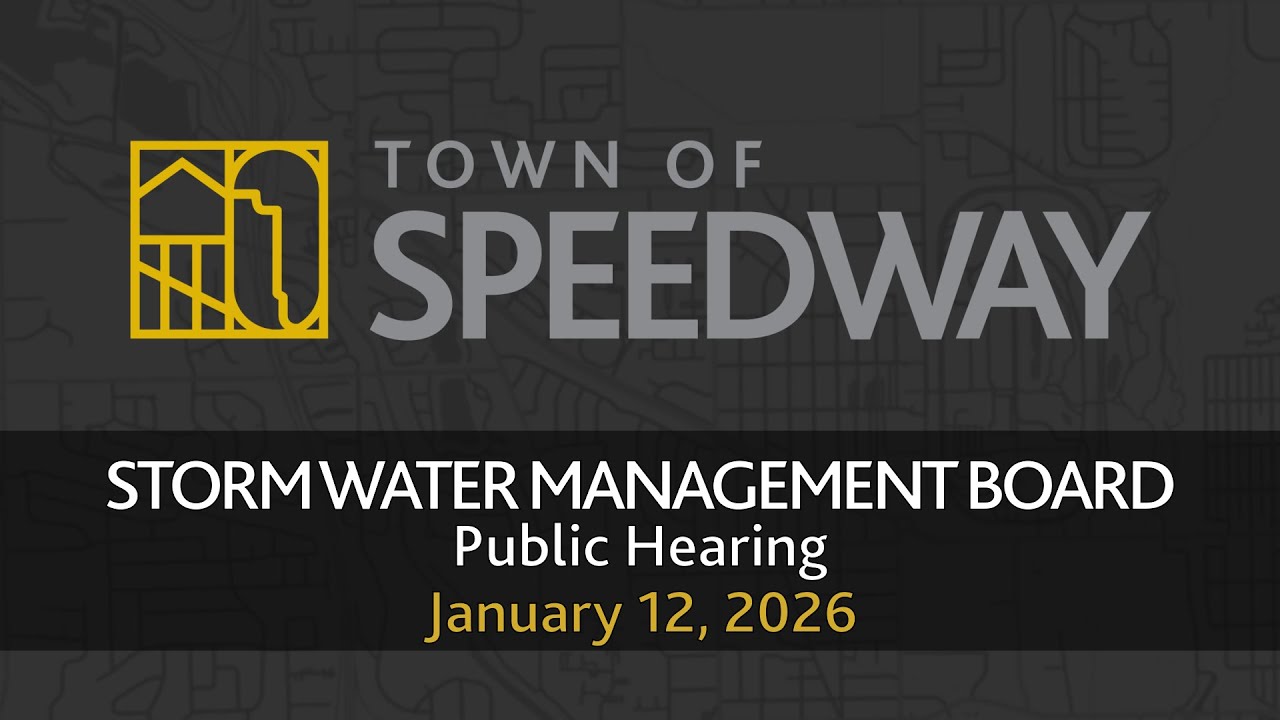 Storm Water Management Board Public Hearing - January 12, 2026