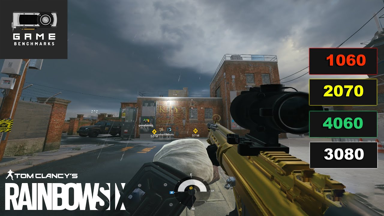 Rainbow Six Siege 2025 Performance Checkup / Benchmark RTX 3080, 4060, 2070, 1060