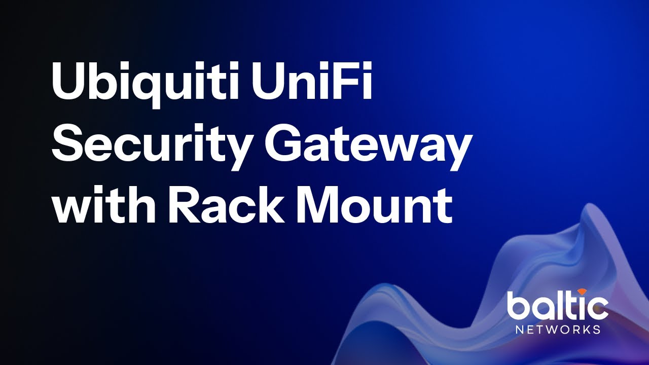 Ubiquiti UniFi Security Gateway with Rack Mount