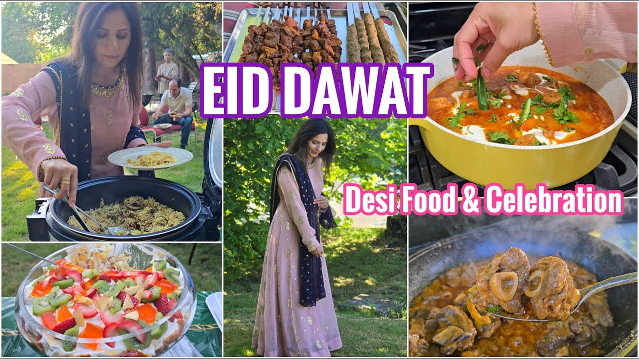 Eid Dawat Special Vlog | Pre Eid Routine + Cooking & Setup | Bakra Eid Celebration In America