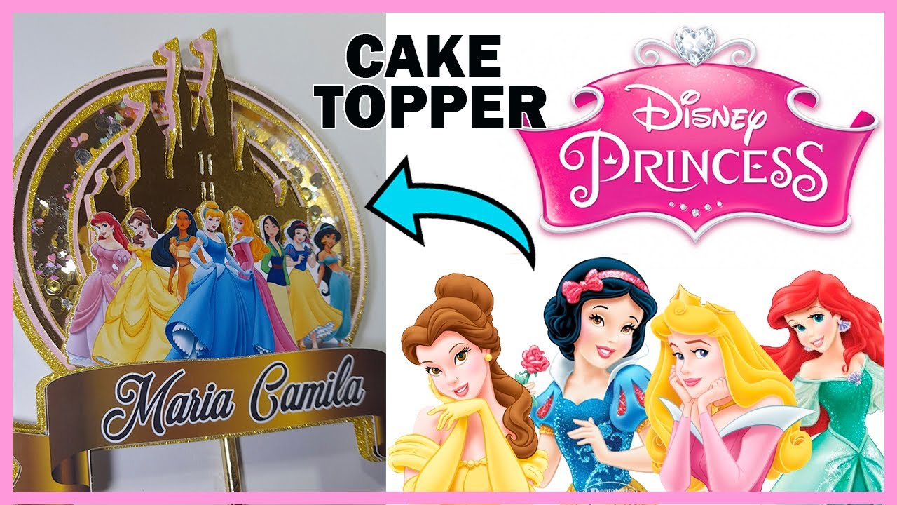 CAKE TOPPER PRINCESAS