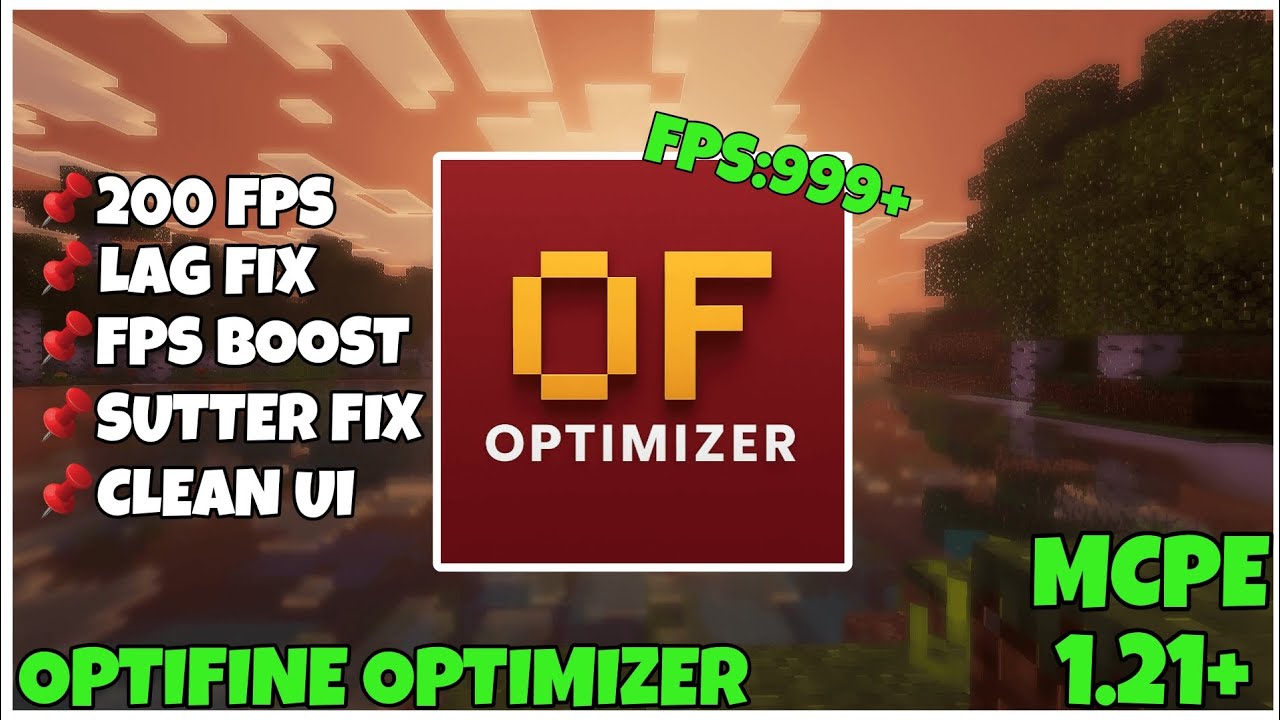 OPTIMIZER FOR MCPE 1.21.130+ || Fps Boost Lag fix🤯