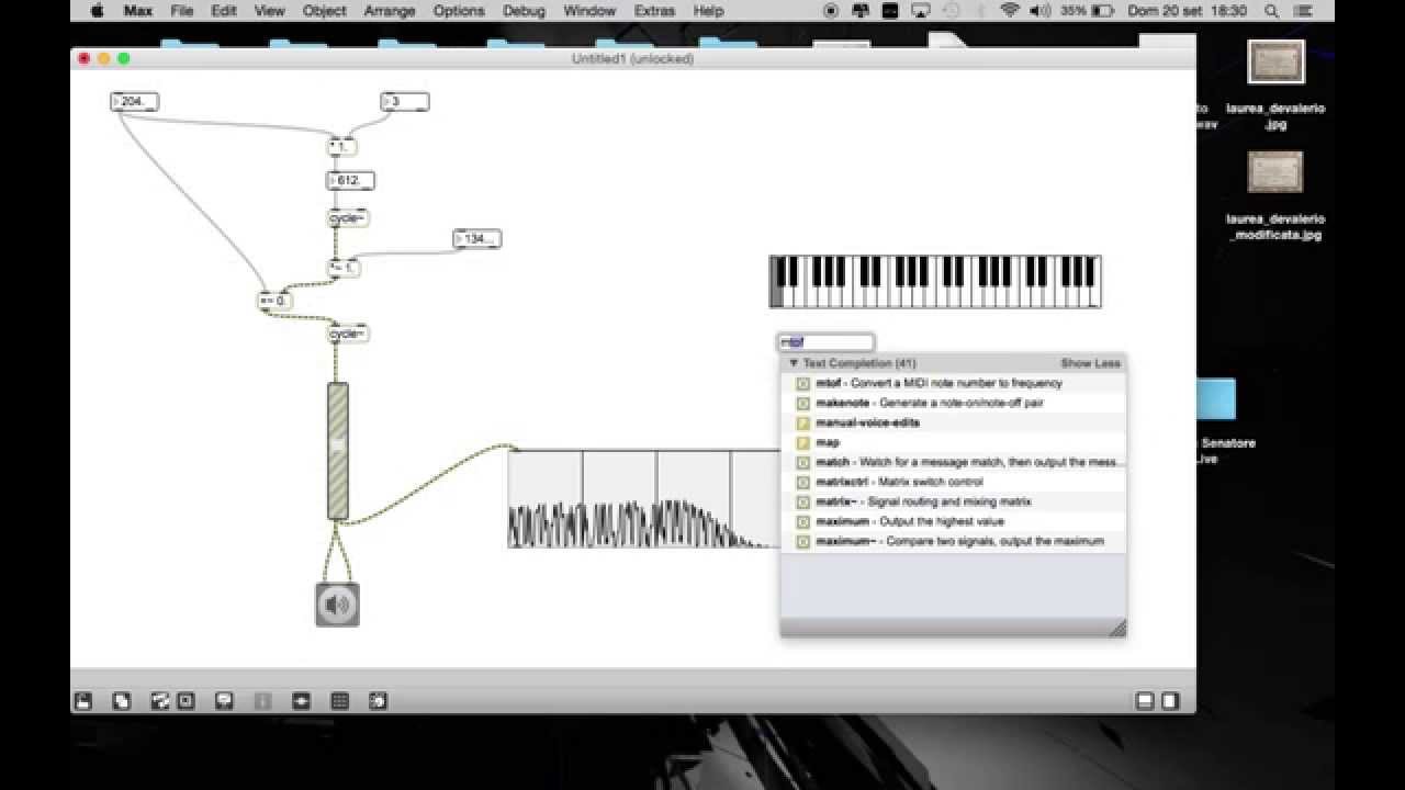 Max/MSP Tutorial (ITA) per principianti - sintesi FM - 03