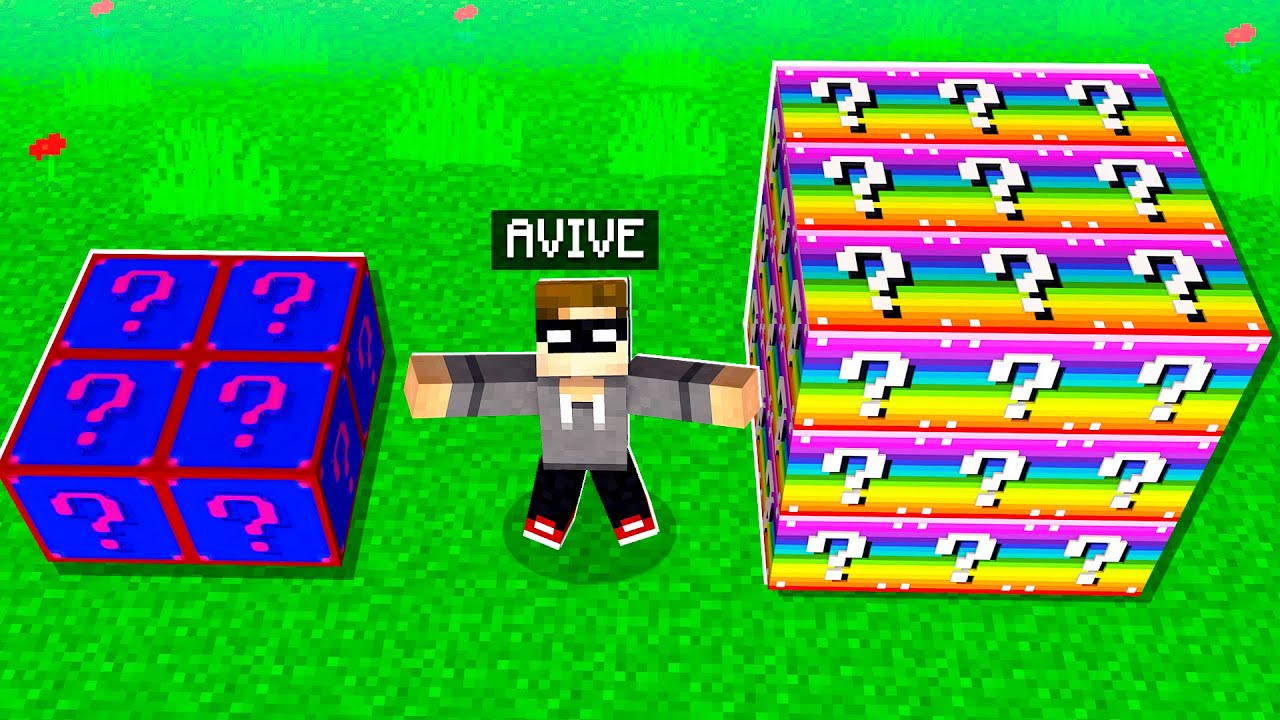 WÄHLE NICHT DEN FALSCHEN LUCKY BLOCK mit Alphastein