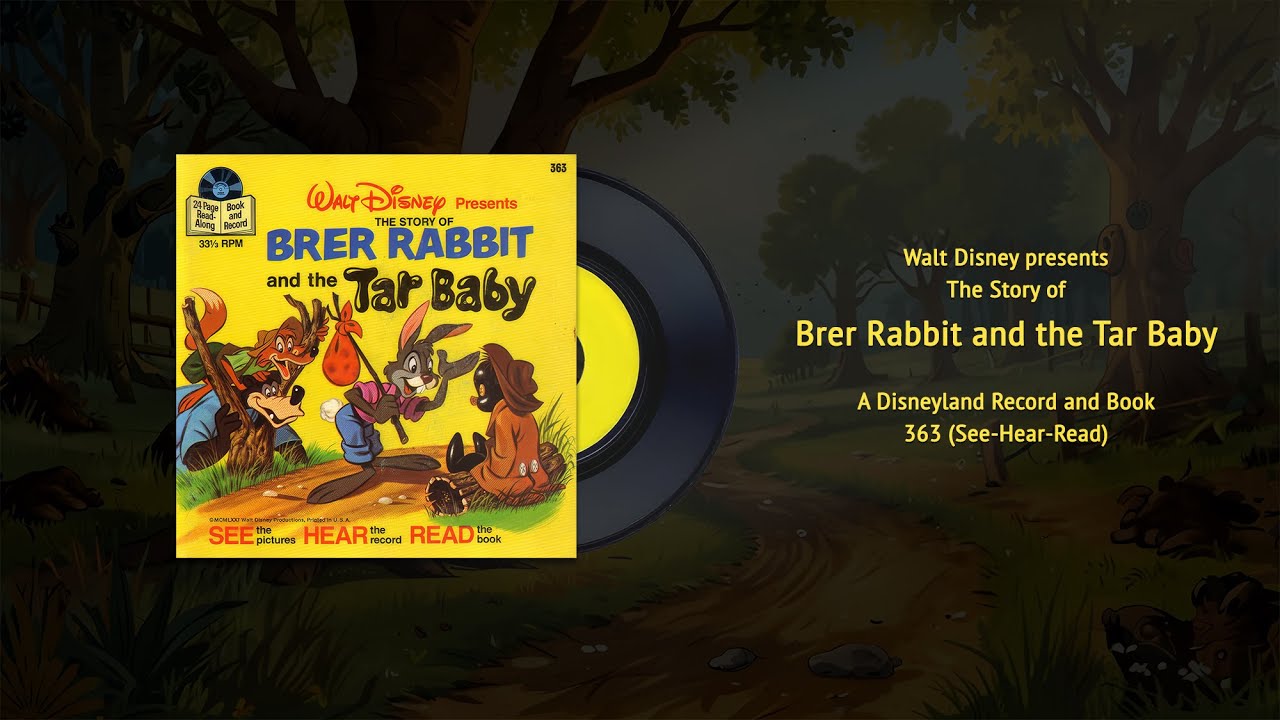 Walt Disney's Brer Rabbit and the Tar Baby (See-Hear-Read 363) | Vintage Disney Vinyl Restored