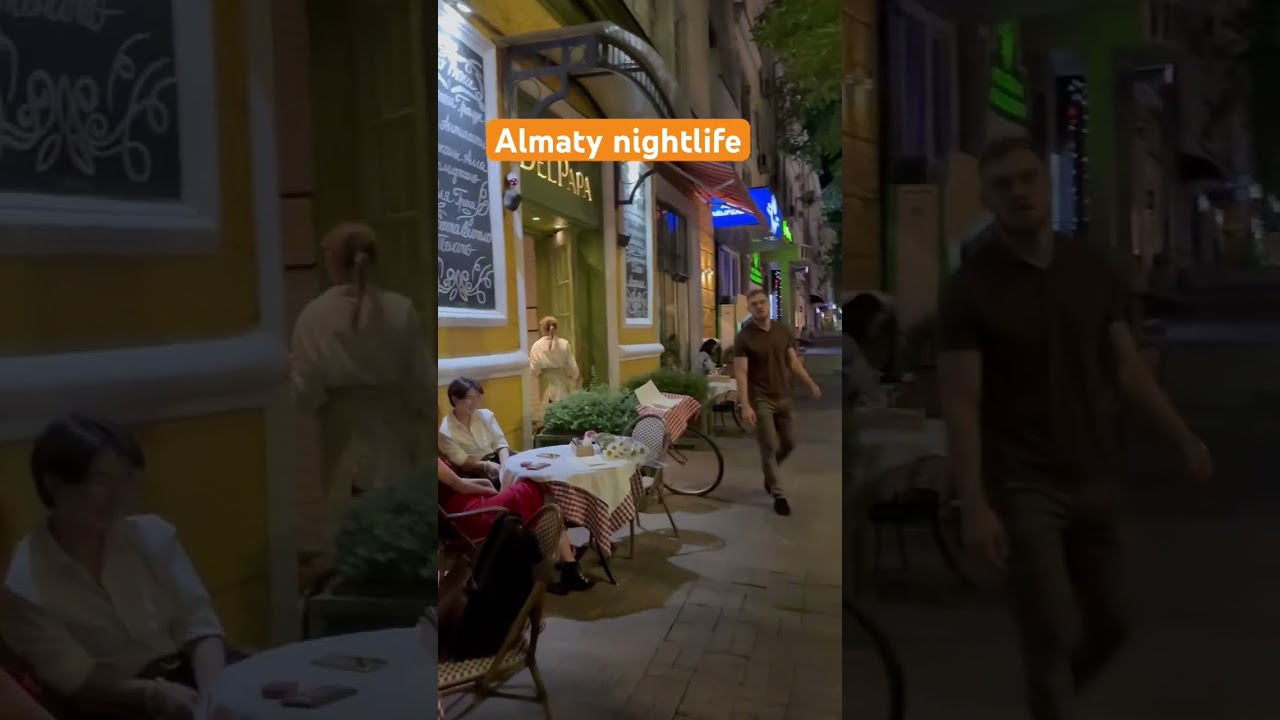 Almaty nightlife | Kazakhstan #shorts #viral #youtubeshorts