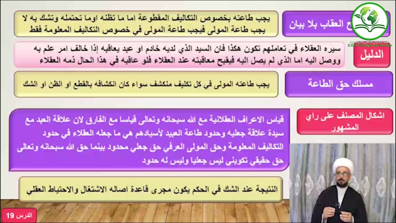 علم الأصول: الحلقة الأولى _19_ الشيخ خليل الرماحي