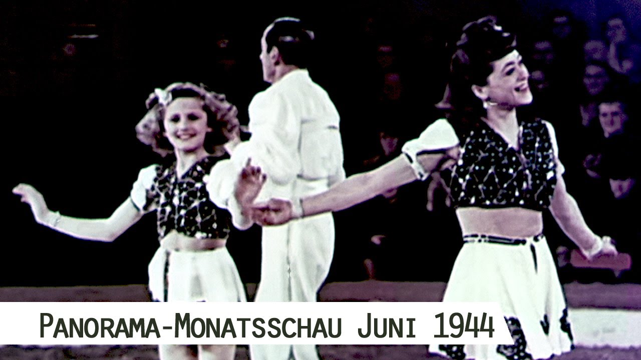 Panorama-Monatsschau Juni 1944 (in Farbe)