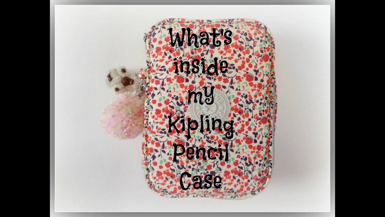 What's Inside my Kipling Pencil Case