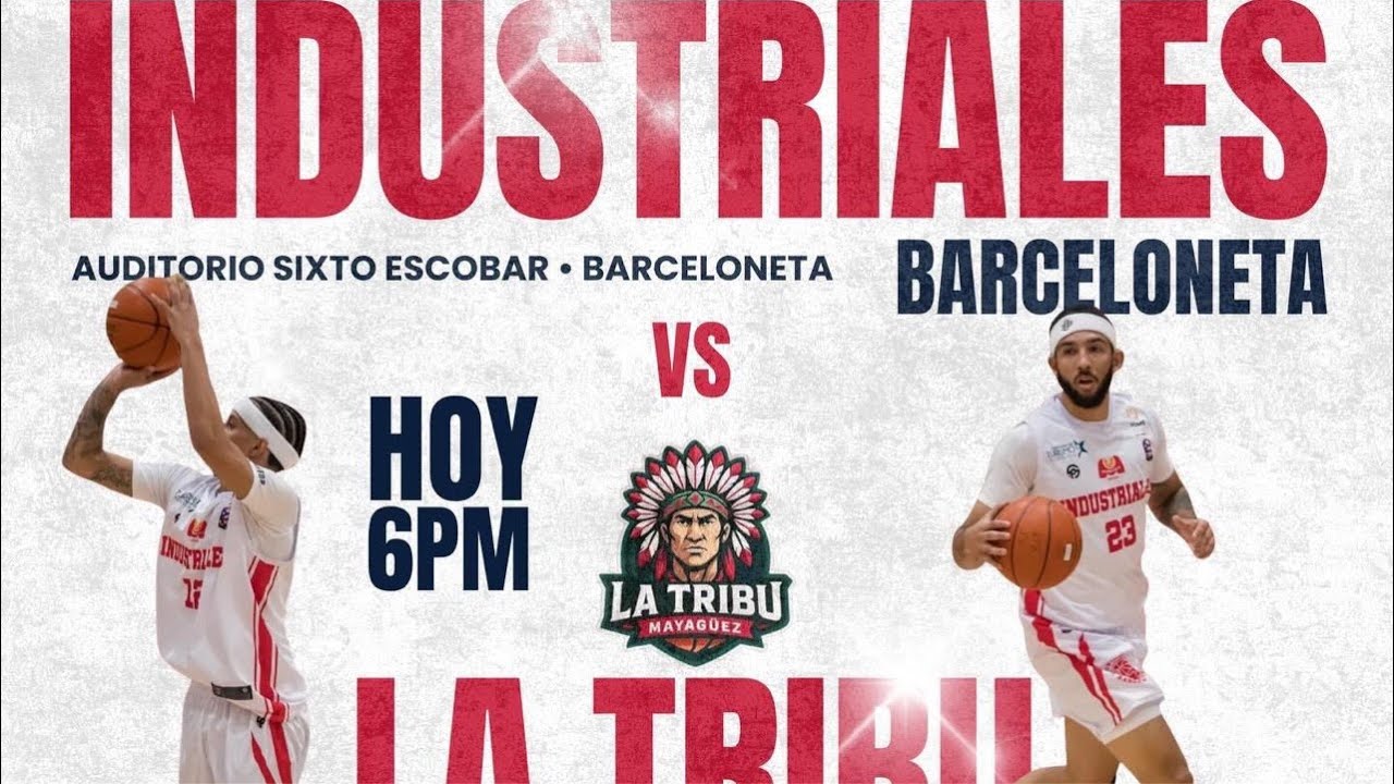 LBP - INDUSTRIALES DE BARCELONETA VS LA TRIBU DE MAYAGUEZ 23 DE NOVIEMBRE DE 2025.