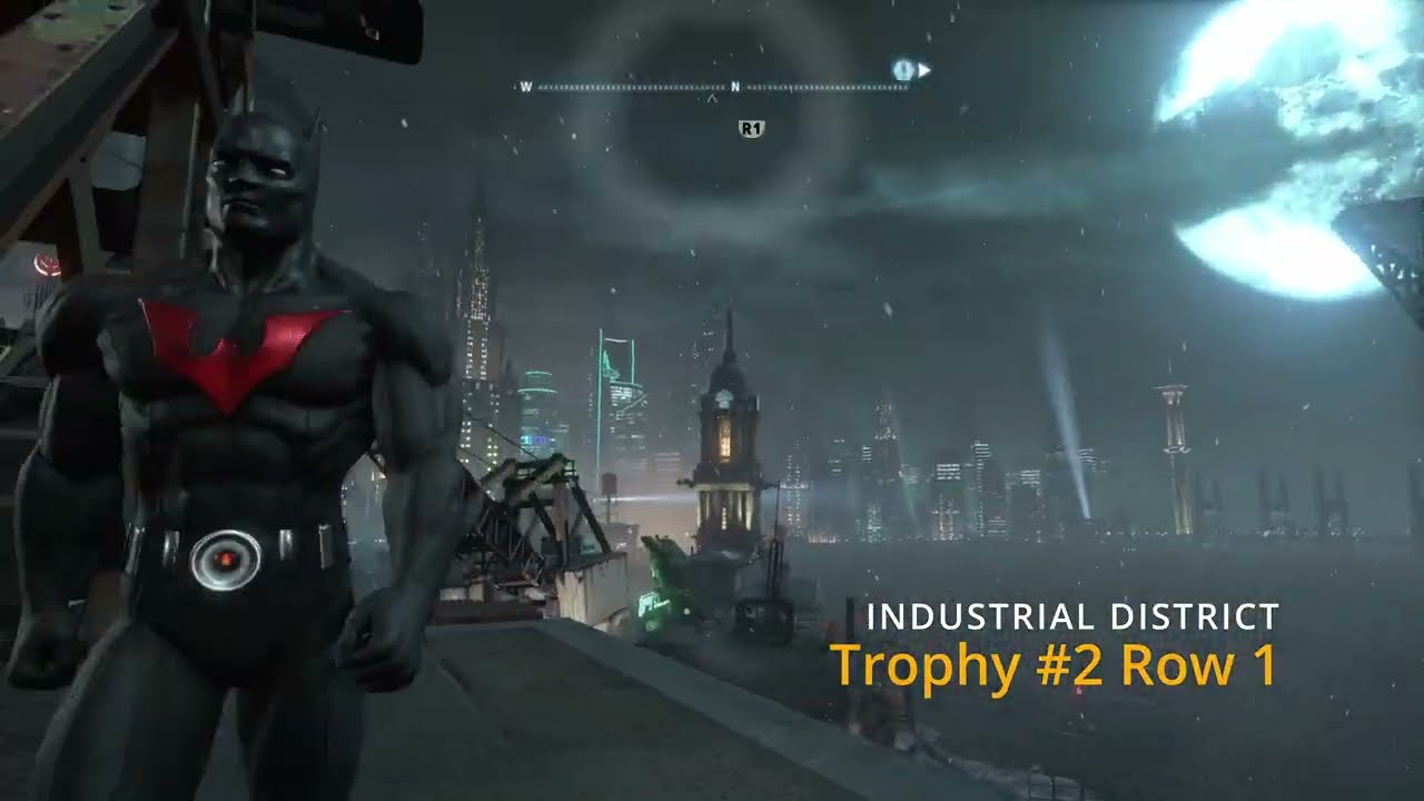 Batman: Return to Arkham - Arkham City - Riddler Trophies - Industrial District FULL