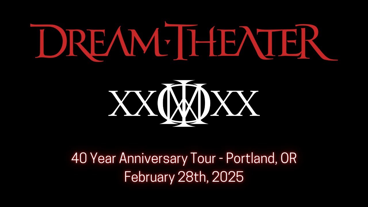 Dream Theater Live 2025 (40 Year Anniversary Tour) 4K Concert - Portland, OR