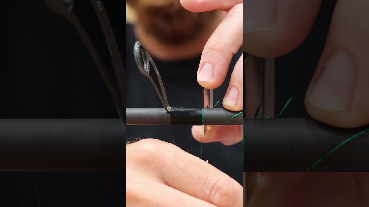 Raw sounds of Rod Building! #asmr #satisfying #fishing #bassfishing