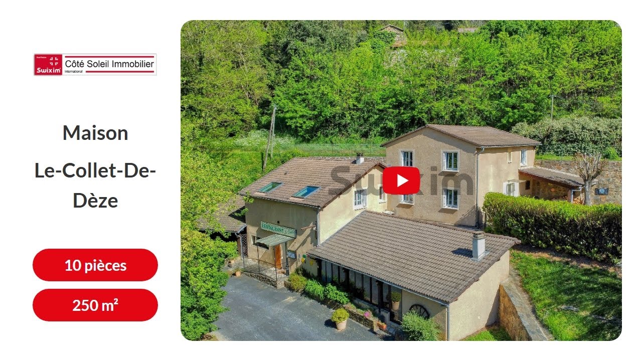 Vente Maison &agrave; LE COLLET-DE-D&Egrave;ZE - 299.000  &euro;