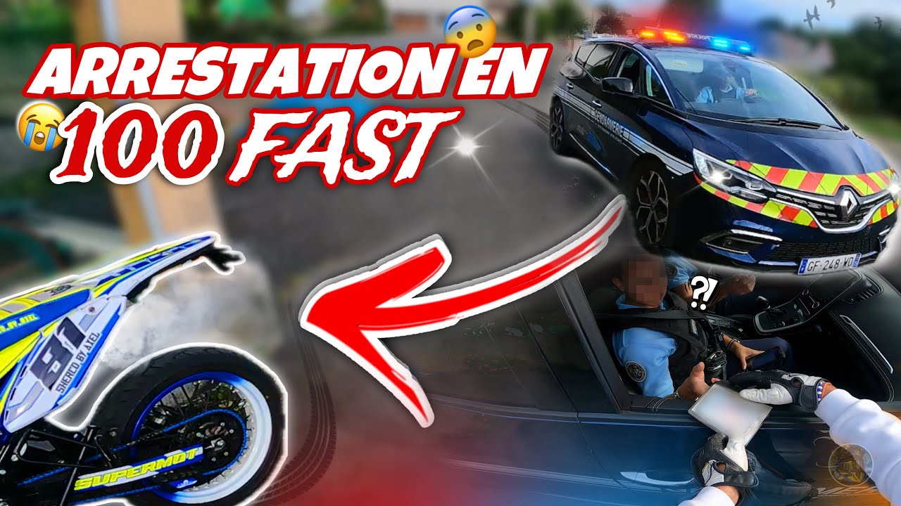 ARRESTATION EN 100 FAST 😓👮🚨