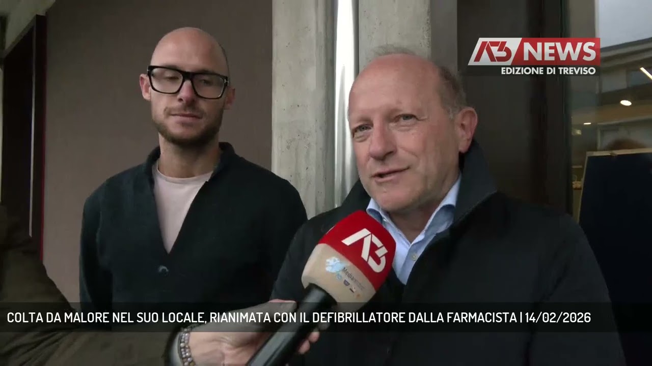COLTA DA MALORE NEL SUO LOCALE, RIANIMATA CON IL DEFIBRILLATORE DALLA FARMACISTA | 14/02/2026