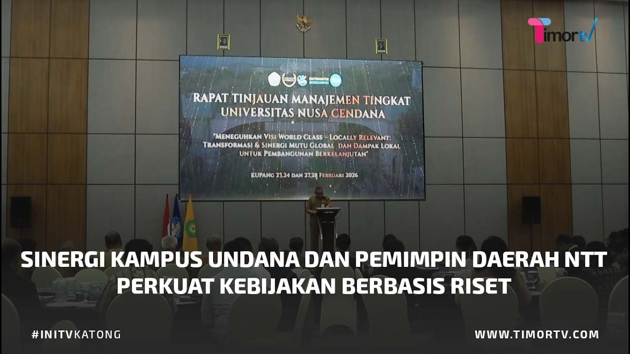 SINERGI KAMPUS UNDANA DAN PEMIMPIN DAERAH NTT PERKUAT KEBIJAKAN BERBASIS RISET