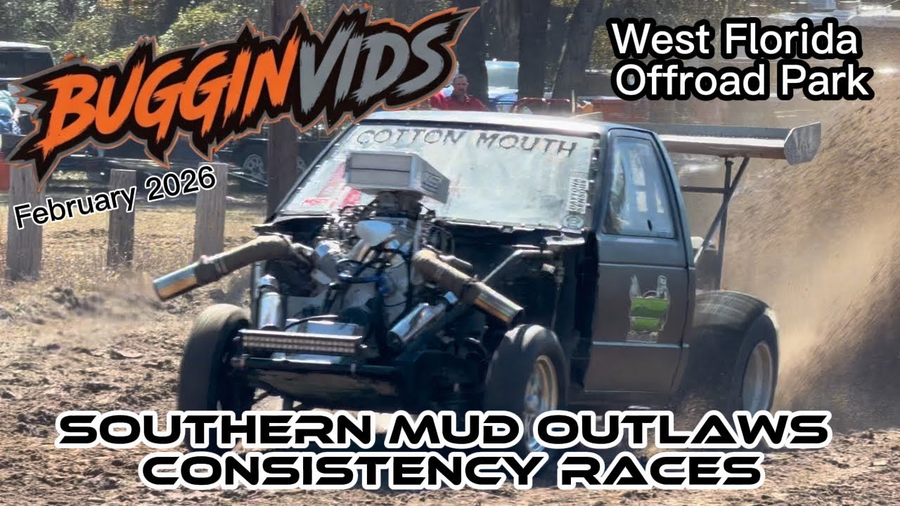 Consistency Racing at west Florida Offroad park, southern mud outlaws February 2026