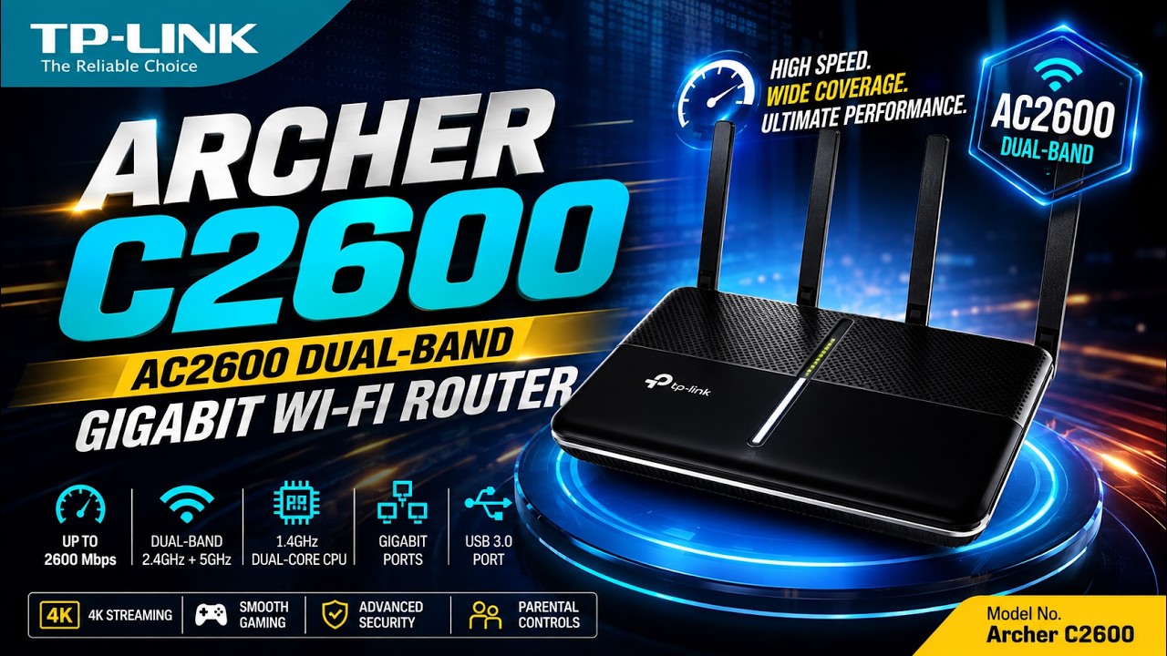 Maximize home WiFi with the TP-Link Archer C2600 | The ultimate gaming router | Setup Tp Link C2600