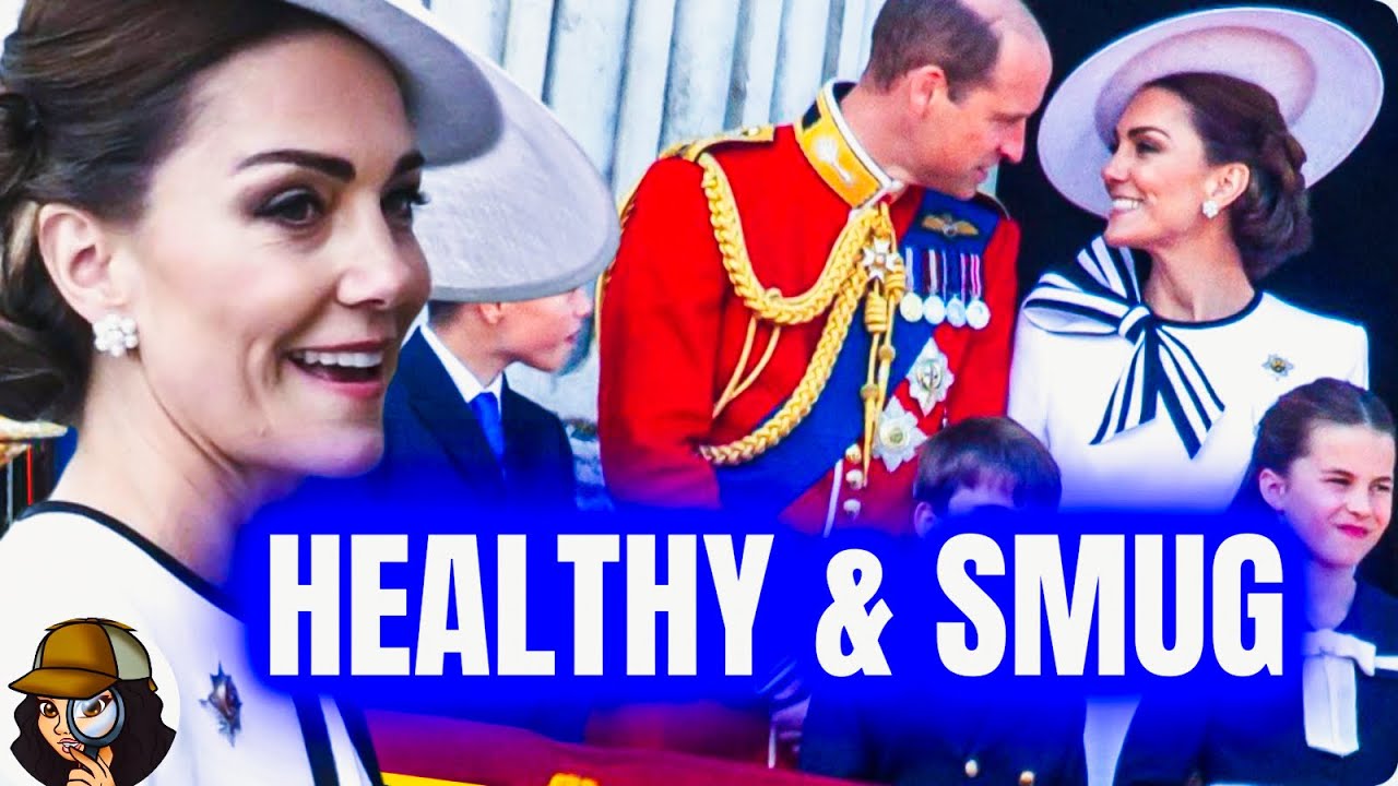 Kate WON DIVORCE Negotiations |Looks HEALTHY & SMUG At Trooping|William Back Playing Devoted Spouse
