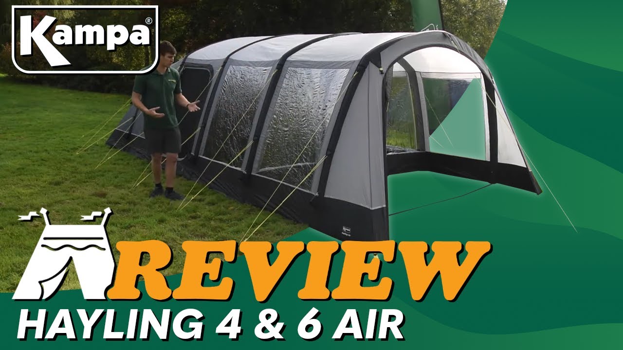 Обзор палатки Kampa Hayling 4 & 6 Air 2024