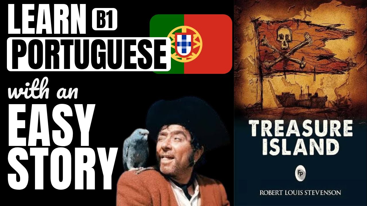 Treasure Island simplified B1 Portuguese story