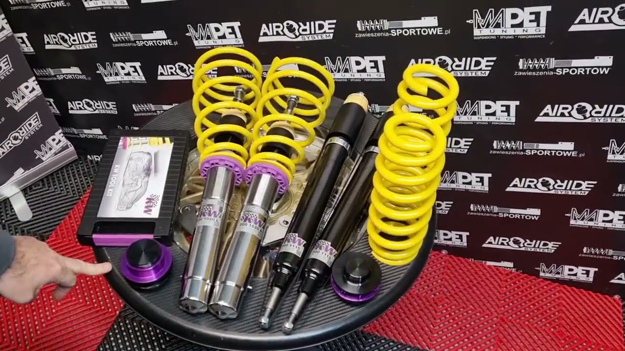 Zawieszenie gwintowane KW V1 Inox - BMW E90 E92 E91 xDrive 4x4 - MAPET-TUNING Unboxing
