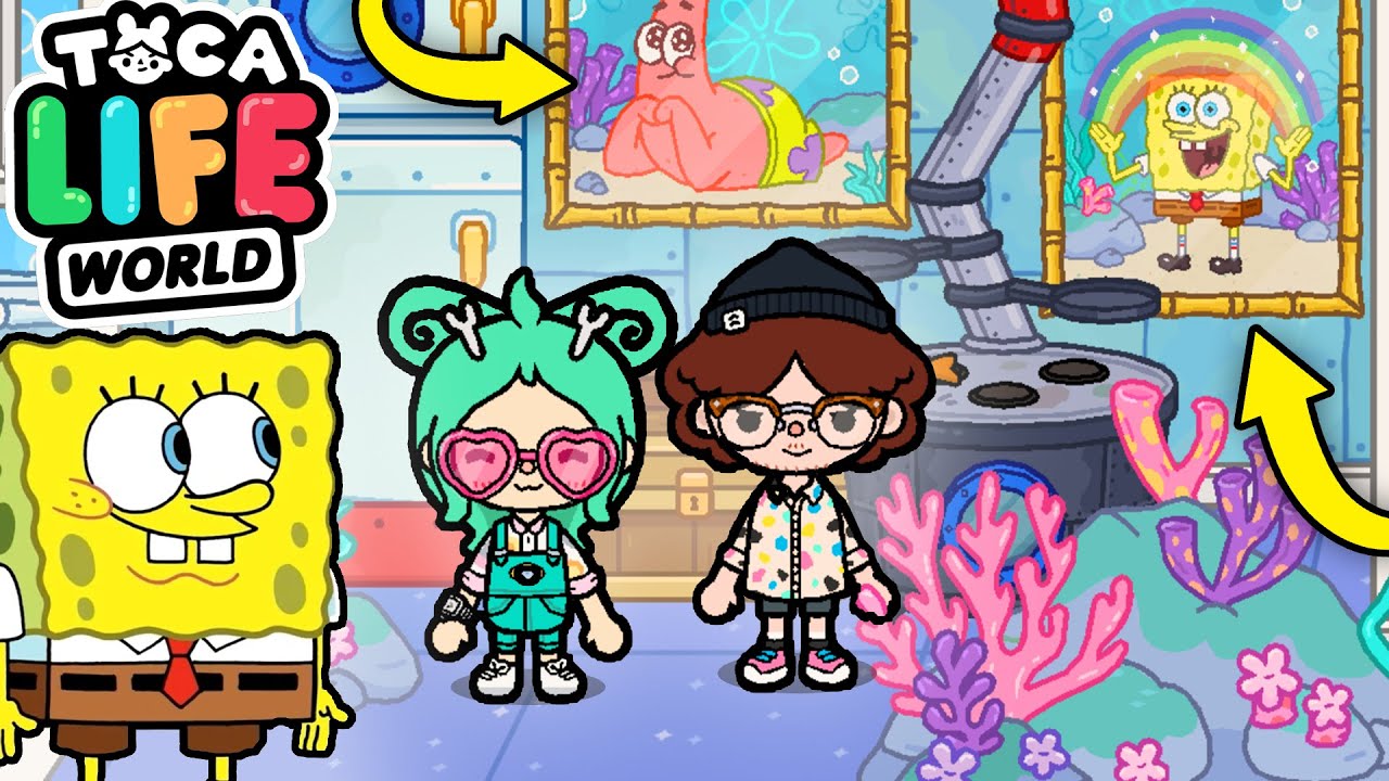 Robimy DOMEK SPONGEBOBA w TOCA LIFE WORLD!