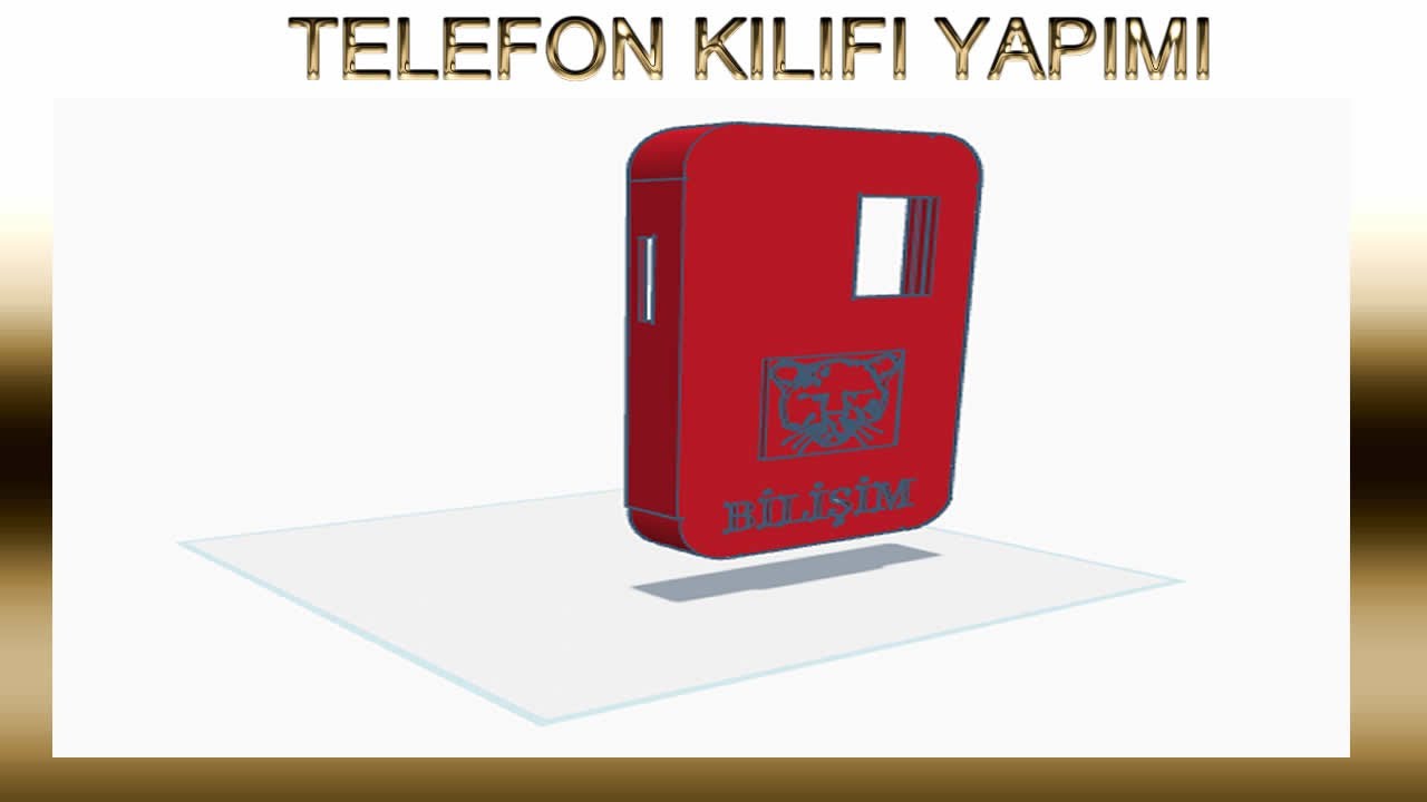 16. Logolu Telefon Kılıfı! #kolay #kolaytasarım #tinkercad #case #mobile