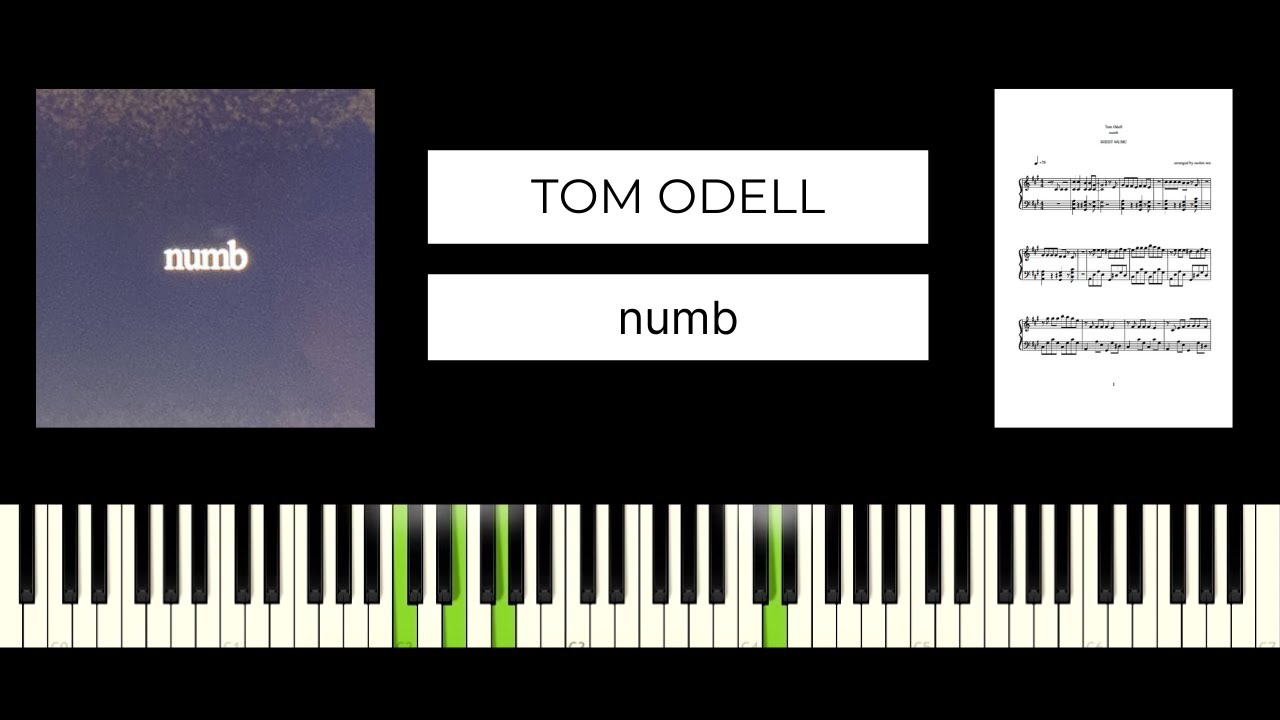 Tom Odell - numb (BEST PIANO TUTORIAL & COVER)