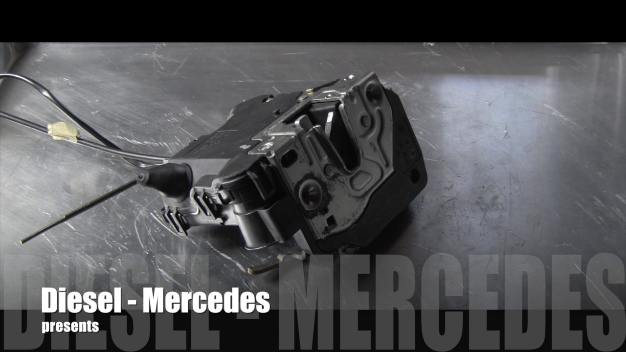 Ремонт привода замка двери Mercedes, отскакивающего от земли. Часть 2