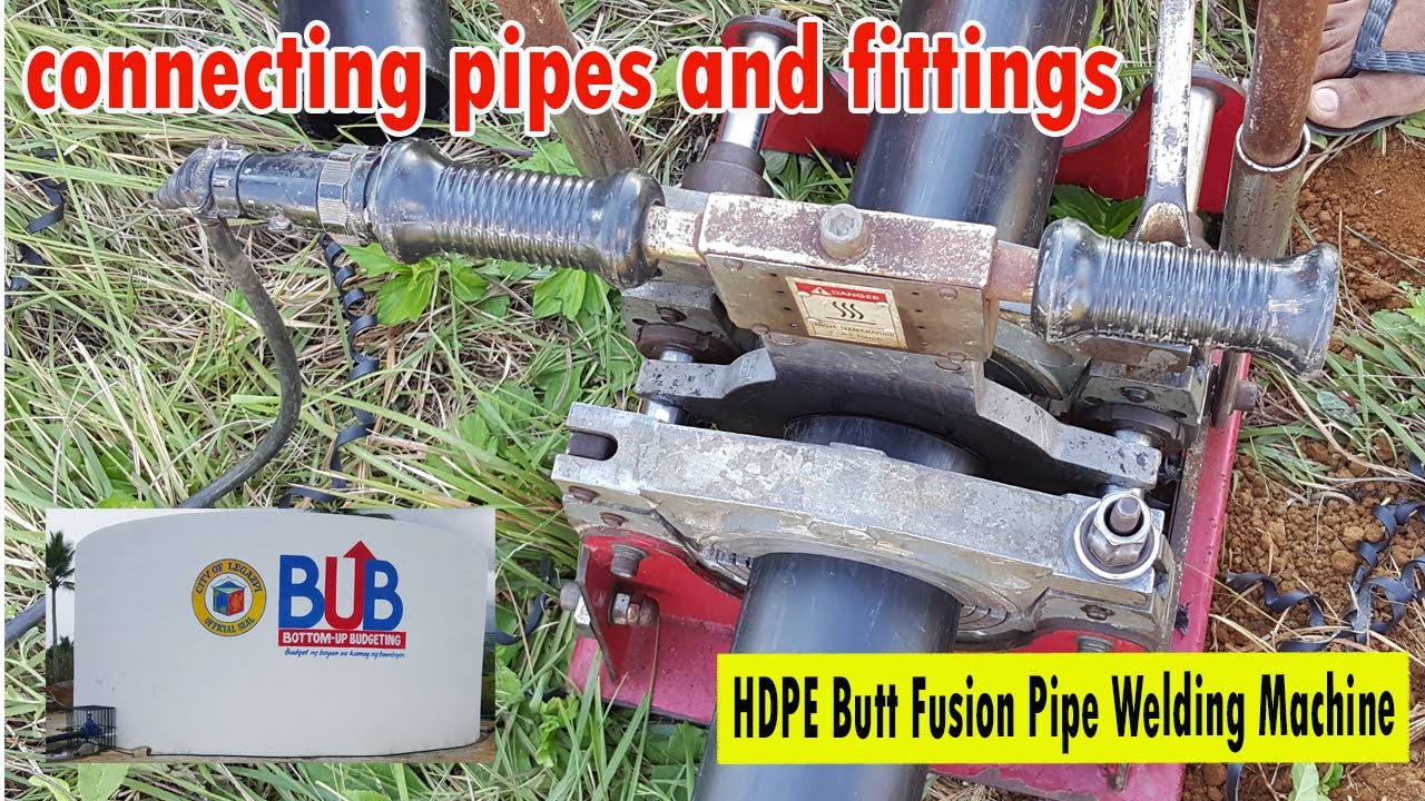 How to install Huge HDPE pipe using Butt Fusion Pipe Welding Machine