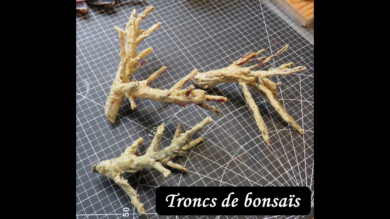 Comment faire un tronc pour un mini bonsaï artificiel selon le style que vous désirez obtenir