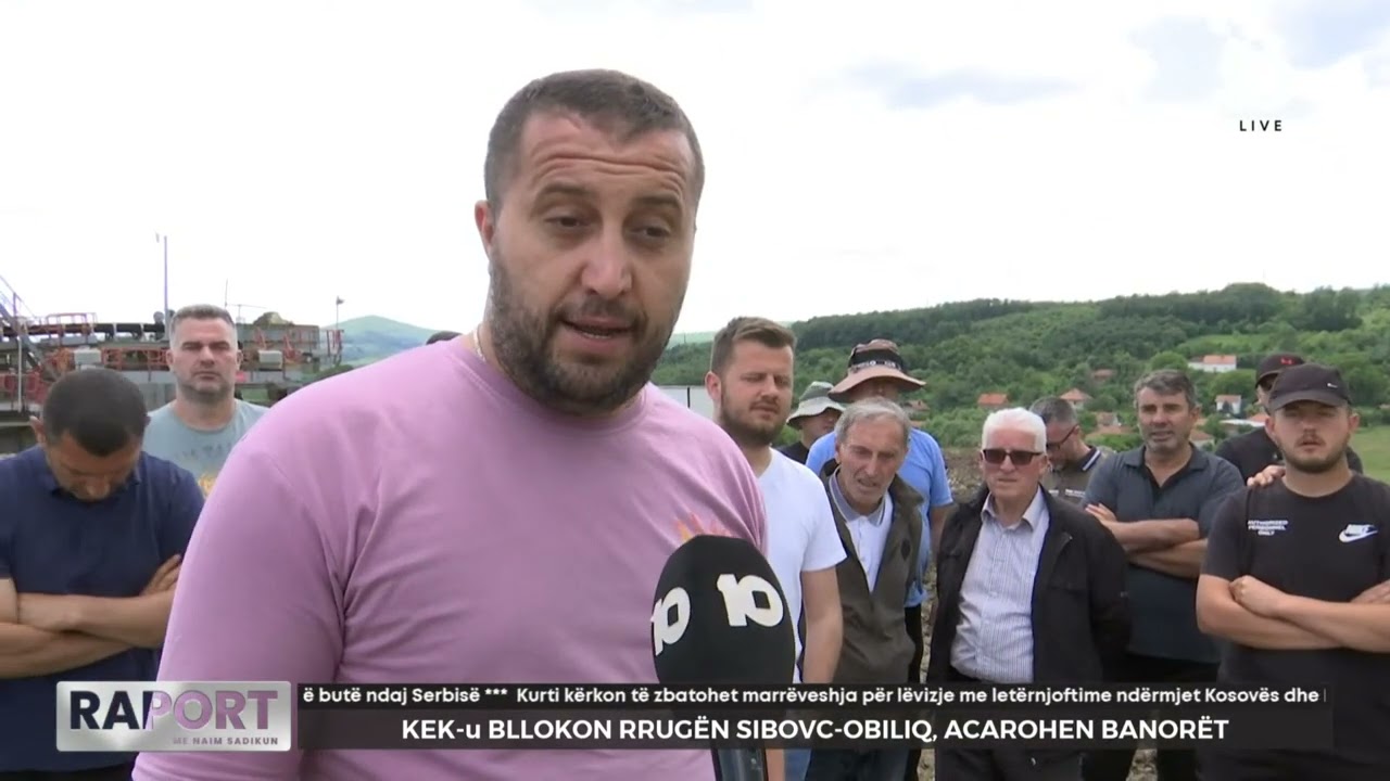 KEK-u bllokon rrugën Sibovc-Obiliq, acarohen banorët