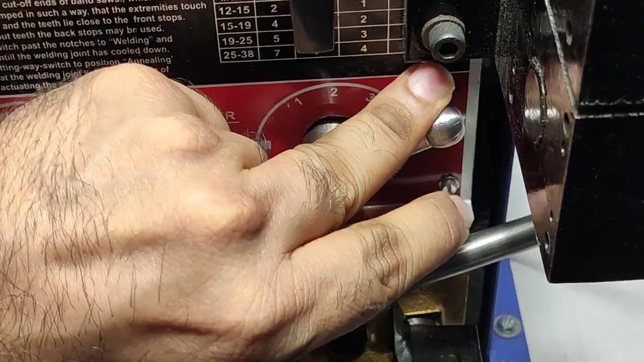 Techweld 5KVA Band Saw Blade Butt Welding Machine