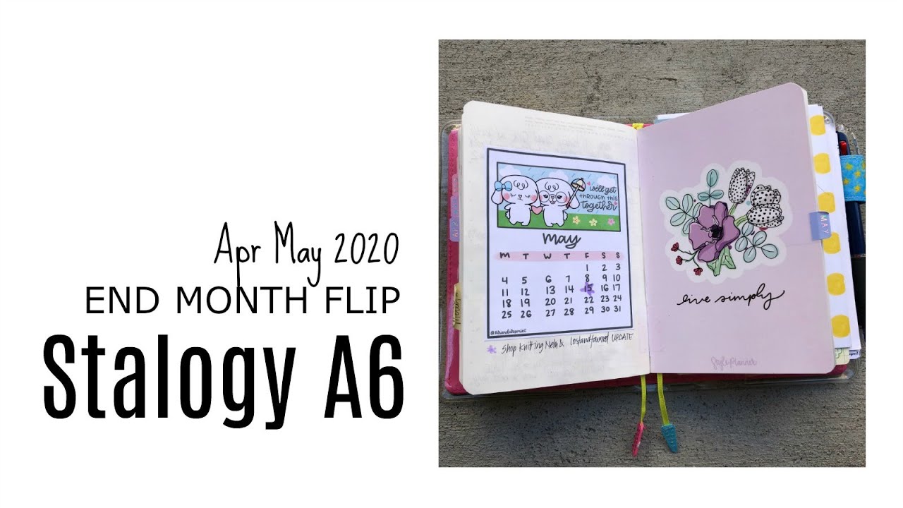 Planner flip through #8 | Stalogy A6 * - more journaling less planning