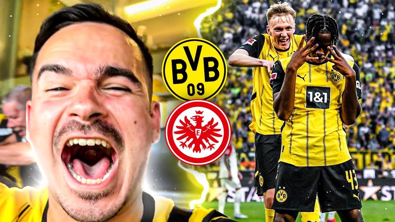 GITTENS RASIERT KOMPLETT !! 😱🔥 BVB vs FRANKFURT Stadionvlog
