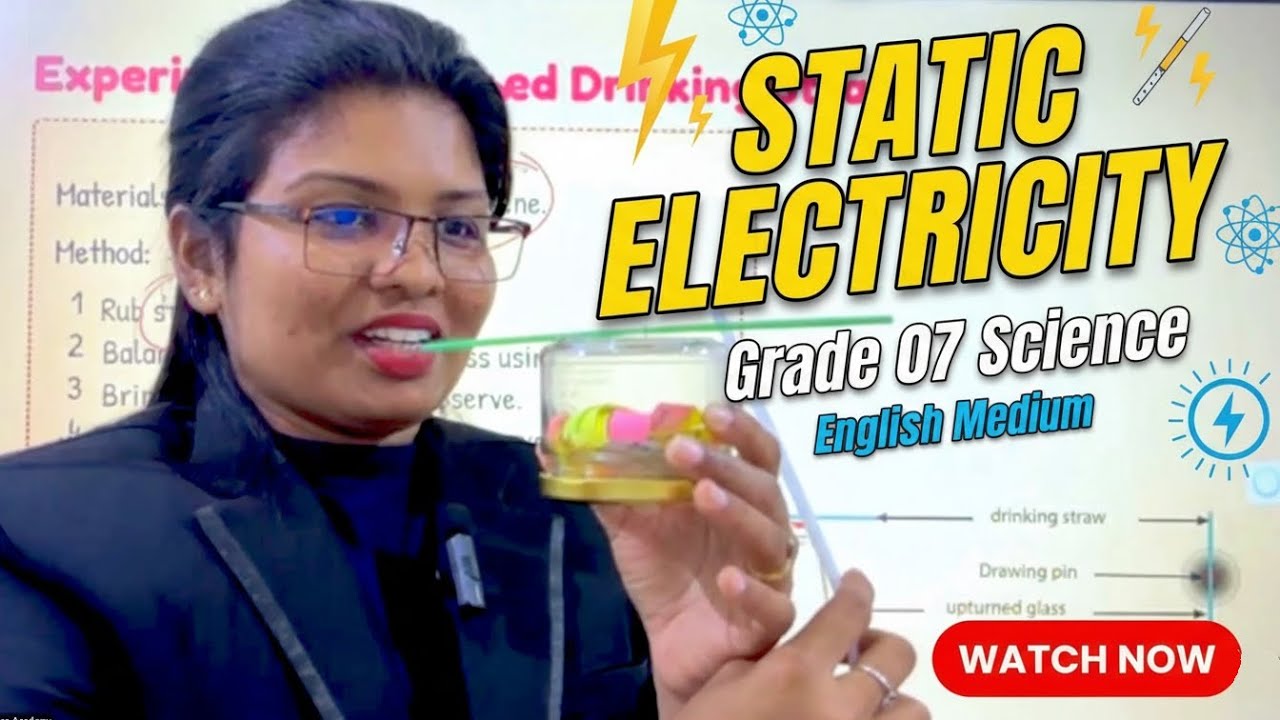 Grade 7 Science | English Medium | 2026 | Static Electricity - Part 01