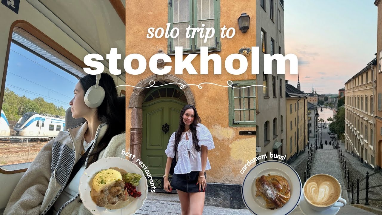 solo trip to stockholm 🇸🇪 | a weekend of sightseeing, trying swedish food, & shopping!