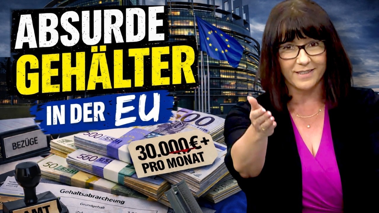 WIR zahlen das alle - EU-Geh&auml;lter 💶 , die dich sprachlos machen