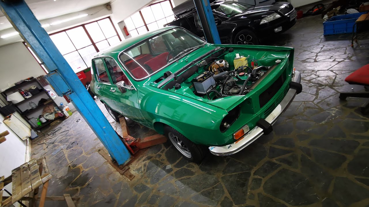 #9 montaj interior terminat, Dacia 1300 L Verde Restaurare.