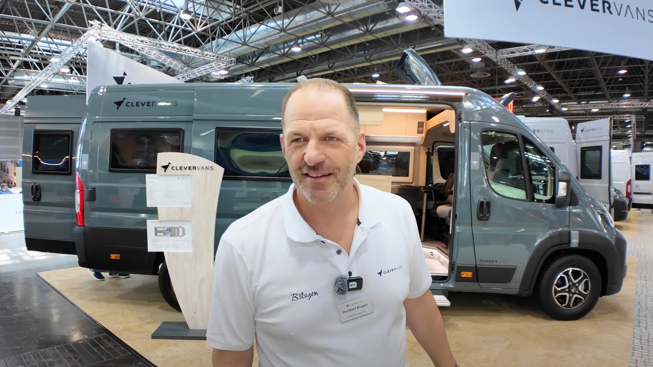 WOHNMOBIL LEGENDE HERIBERT BÜSGEN präsentiert den #1 Campervan 2025: Clevervans Clever Runner 636