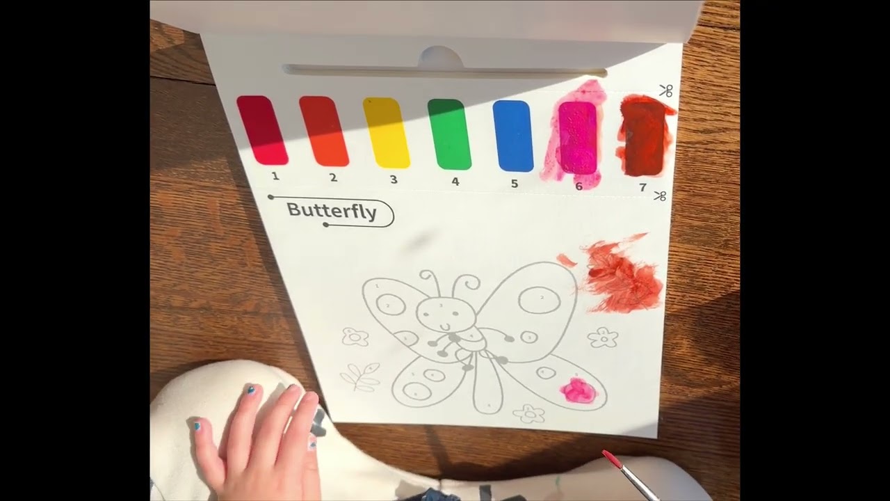 Mess Free Simple Watercolor book for kids