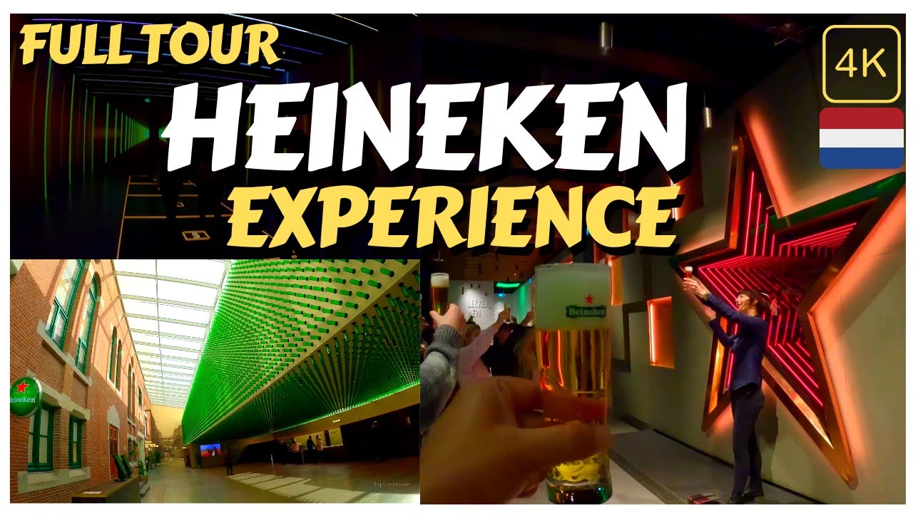 The Heineken Experience Amsterdam [4K] | Brew You Ride & Heineken Brewery Museum Tour