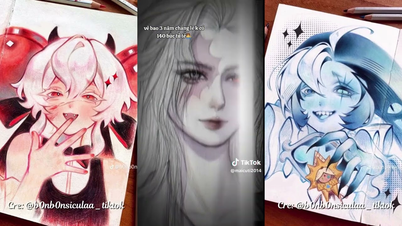 || Tổng hợp tiktok tranh vẽ của artist Việt Nam✨ • By edit: 🌷 ෆ Lyli Alice ෆ 🌷