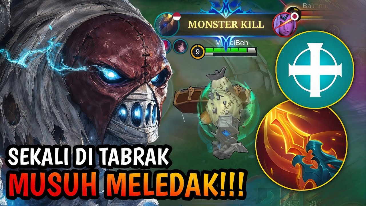HANCURKAN BATU INI KALO BISA❗INI DIA GROCK BUILD KESELAMATAN DUNIA AKHIRAT| MLBB