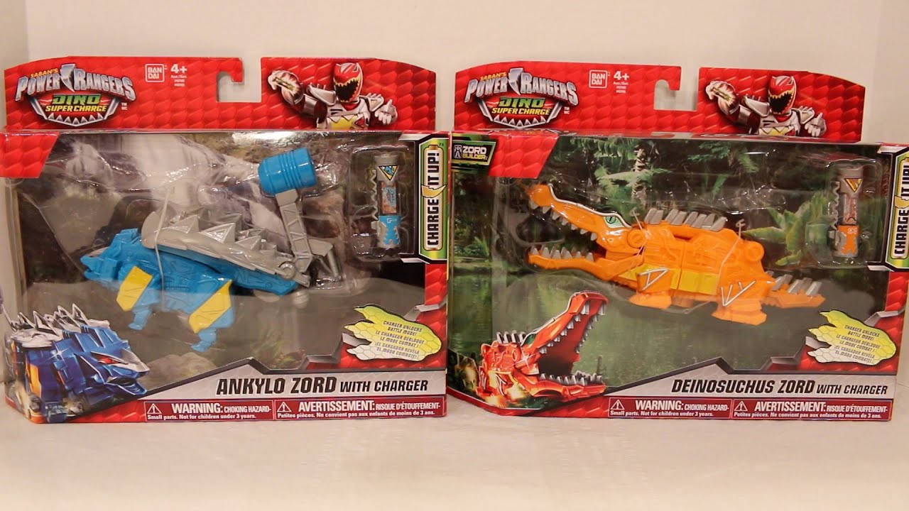 Ankylo Zord & Deinosuchus Zord Review [Power Rangers Dino Super Charge]