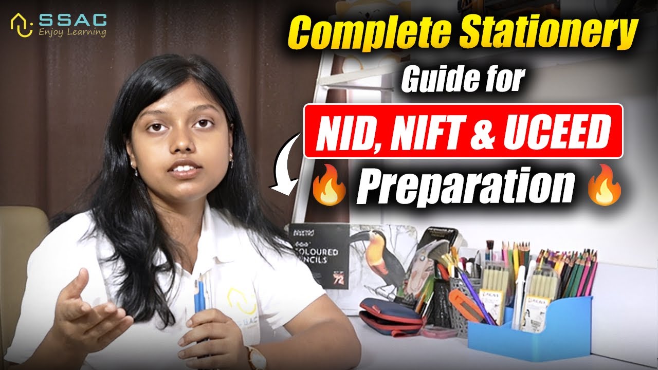 Complete Stationery Guide for NID, NIFT & UCEED 2026 Aspirants ✏️📏