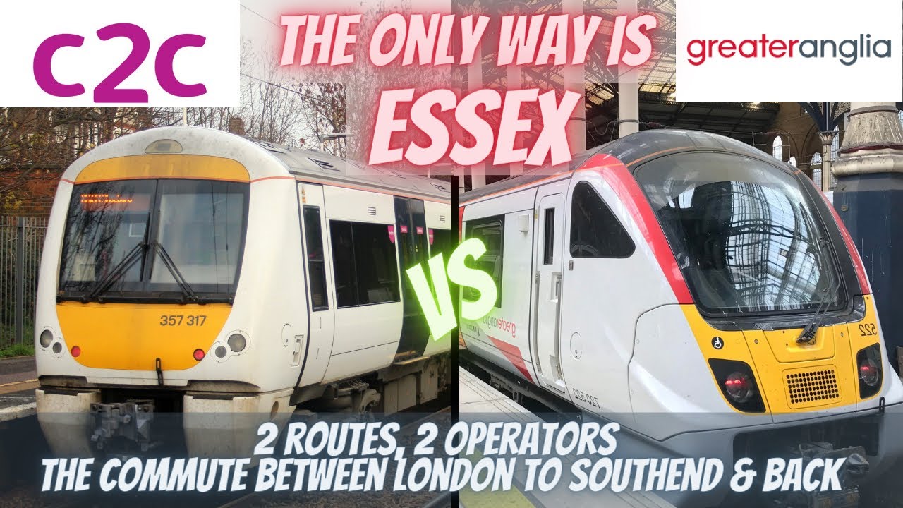 Greater Anglia vs C2C, London to Southend and back - which commute is better?