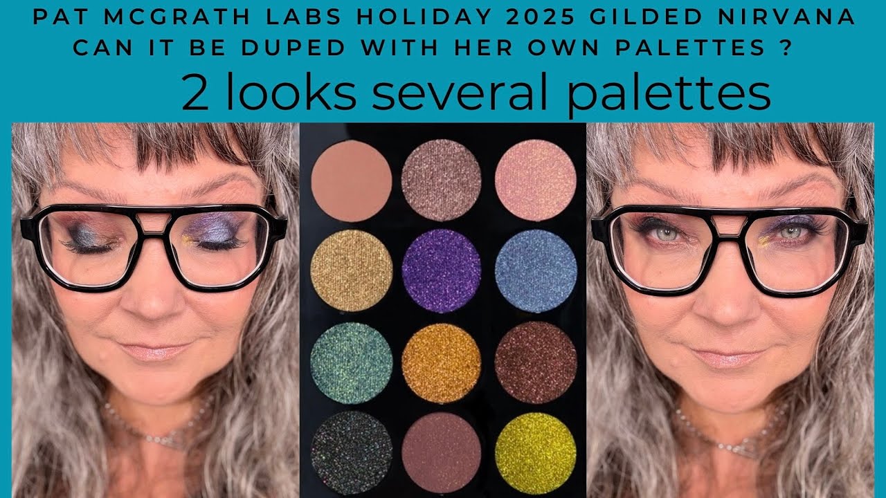 Pat McGrath Labs Holiday 2025 Gilded Nirvana - can it be duped with her own palettes?